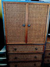 wicker armoire for sale  Carlsbad