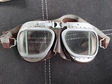 Vintage Original Motorcycle Goggles Leather Harley Davidson/ Indian/ Triumph/... for sale  Shipping to South Africa