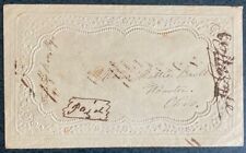 1850s paid embossed for sale  Shipping to Ireland