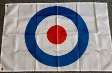TARGET MODS BULLSEYE SCOOTER RALLY FLAG – 3x2 – THE WHO – THE JAM – RAF SEM PÓLO  comprar usado  Enviando para Brazil