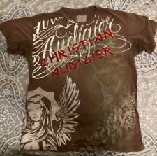 Camiseta masculina pequena Christian Audigier comprar usado  Enviando para Brazil