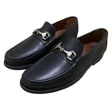 Sapatos sociais Allen Edmonds masculino tamanho 8,5 D Arezzo couro preto mocassim Horsebit comprar usado  Enviando para Brazil