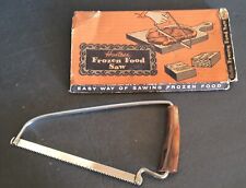 Used, VTG Hostess Frozen Food Saw Butterscotch Swirl BAKELITE Handle Original Box MCM for sale  Shipping to South Africa