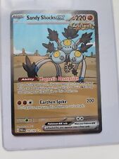 Pokémon TCG Sandy Shocks ex Paradox Rift 250/182 Holo Special Illustration Rare for sale  Shipping to South Africa