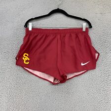 Nike Shorts Womens Medium USC Trojans Running Digital Fast Red Gold University for sale  Shipping to South Africa