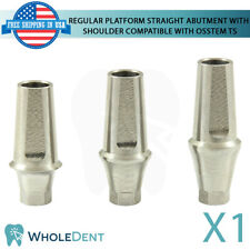 1X pilar reto regular com ombro titânio dental compatível com Osstem® TS comprar usado  Enviando para Brazil