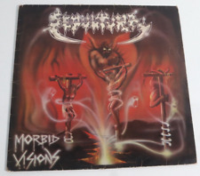 Etiqueta Cogumelo Sepultura Morbid Visions LP 1986 comprar usado  Brasil 