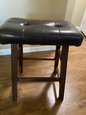Wood stool leather for sale  Carlsbad