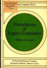 Foundations logico linguistics gebraucht kaufen  Dinkelscherben
