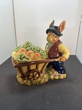 Ceramic magolica rabbit for sale  Newberg