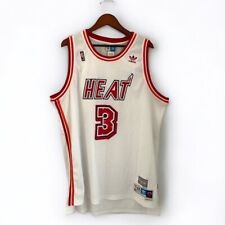 Camiseta Vintage NBA Adidas HW Classic Miami Heat Dwyane Wade 3 Masculina 2XL Costurada comprar usado  Enviando para Brazil