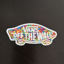 VANS OFF THE WALL Sticker Decal for Laptop Suitcase Rainbow Vinyl for sale  Canada