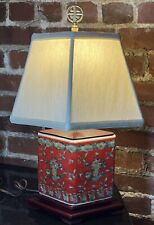 Red asian lamp for sale  Easton