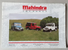 Mahindra range brochure for sale  BOURNE