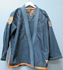 Equipamento de luta Fuji Suparaito BJJ Jiu Jitsu Gi A3 azul marinho/laranja judô MMA QUIMONO A3, usado comprar usado  Enviando para Brazil