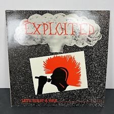 Usado, THE EXPLOITED Let's Start A War UK LP 1985 DOJO LP10 Vinil Punk Rock Bom comprar usado  Enviando para Brazil