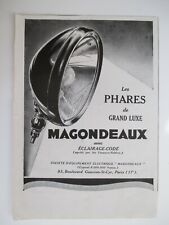 Publicite 1928 phares d'occasion  Cherbourg-Octeville