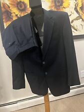 men s suit navy wool for sale  Commack