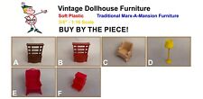 Muebles vintage para casa de muñecas de plástico suave Marx - ¡Cómpralos por pieza! segunda mano  Embacar hacia Argentina