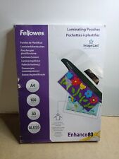 Fellowes laminating pouches for sale  COVENTRY