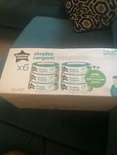 Tommee Tippee Simplee Sangenic Refills - 87037502 (Pack of 6) for sale  Shipping to South Africa