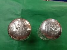 Antique silver topped for sale  PORTHMADOG