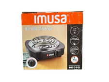 IMUSA Black Electric Single Burner Hot Plate Cool Touch Housing 1,100 Watts for sale  Shipping to South Africa
