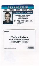 Carteira de motorista Robin Williams estrela da Sociedade dos Poetas Mortos Boa Vontade caça comprar usado  Enviando para Brazil