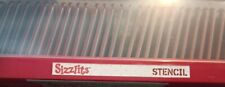 Sizzix sizzlits stencil for sale  LOWESTOFT