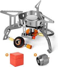 3700W Portable Backpacking Outdoor Camping Gas Stove &Piezo Ignition Burner Case for sale  Shipping to South Africa