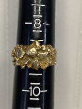 Used, Vintage 14 kt Gold Nugget Ring Size 9 Scrap or Wear 7 grams for sale  Kearney