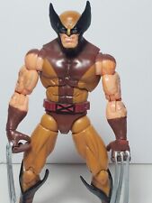 Boneco MARVEL LEGENDS Toybiz 2004 Series 6 Wolverine terno marrom X-Men -18- comprar usado  Enviando para Brazil