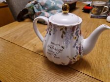  Secret Garden Teapot "There's Always Time For Tea" for sale  Shipping to South Africa