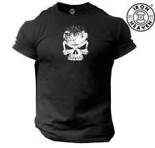 Dead Skull T Shirt Gym Vestuário Musculação Treino Treino Fitness Boxing Top comprar usado  Enviando para Brazil