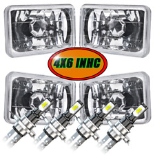 4 peças 4x6 faróis LED 4x6 farol projetor feixe Hi/Lo para Pontiac Trans Am 98-02 comprar usado  Enviando para Brazil