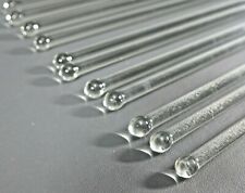 Lot of 11 Glass Sciolari Chandelier Rod Swizzle Stick 10.25" Mid Century Modern for sale  Shipping to South Africa