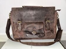 Estalon leather briefcase for sale  BRIGHTON