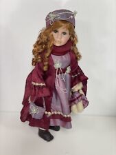 Porcelain Doll Red Haired Girl 18” Special Collectible for sale  Shipping to South Africa