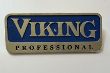 Placa de identificação Viking profissional fabricante de equipamento original 6" emblema de metal logotipo placa queimador fogão alcance comprar usado  Enviando para Brazil