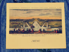 Menu paquebot colombie d'occasion  Le Havre-