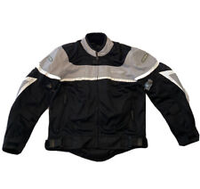 Tourmaster Draft Motorcycle Jacket Size Small /40 New Grey Black Padded Pockets for sale  Shipping to South Africa