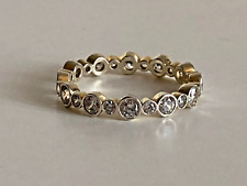 Alliance zircon argent massif 58 Sterling Silver Wedding ring Ehering Fede comprar usado  Enviando para Brazil