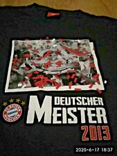 Camiseta Bayern MUNCHEN 2013 Deutscher Meister negra. TALLA XXL segunda mano  Embacar hacia Argentina