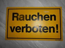 Rauchen verboten schild gebraucht kaufen  Lütjenburg