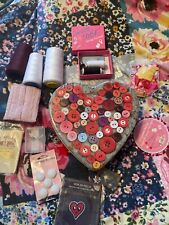 Sewing heart tin for sale  STAINES-UPON-THAMES