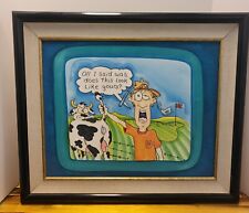 artwork picture painting cow for sale  Mount Perry
