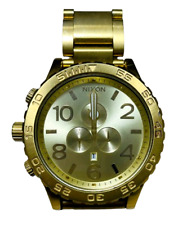 Relógio NIXON : THE 51-30 Chrono relógio de pulso masculino quartzo dourado funcionando usado comprar usado  Enviando para Brazil