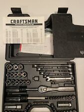 Abrir la caja CRAFTSMAN 64 piezas Conjunto de herramientas mecánicas 6 y 12pt Sockets segunda mano  Embacar hacia Spain