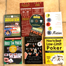 Lot poker books for sale  Sarasota