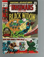 Amazing Adventures 4 The Inhumans Mandarin Black Widow Kirby Art F/VF comprar usado  Enviando para Brazil
